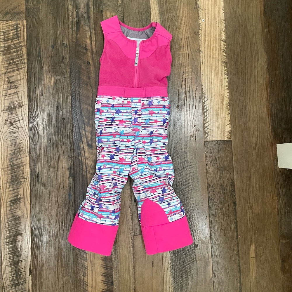 Spyder Snow bibs girl 3T